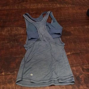 Lululemon tank top with built in bra
